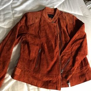 Eloquii Suede Moto leather Jacket